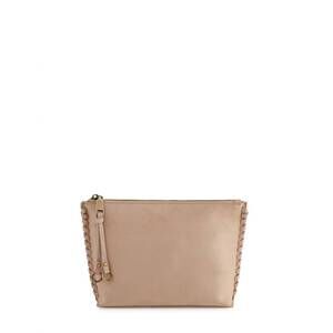 NEW SHIRALEAH piper zip pouch in stone